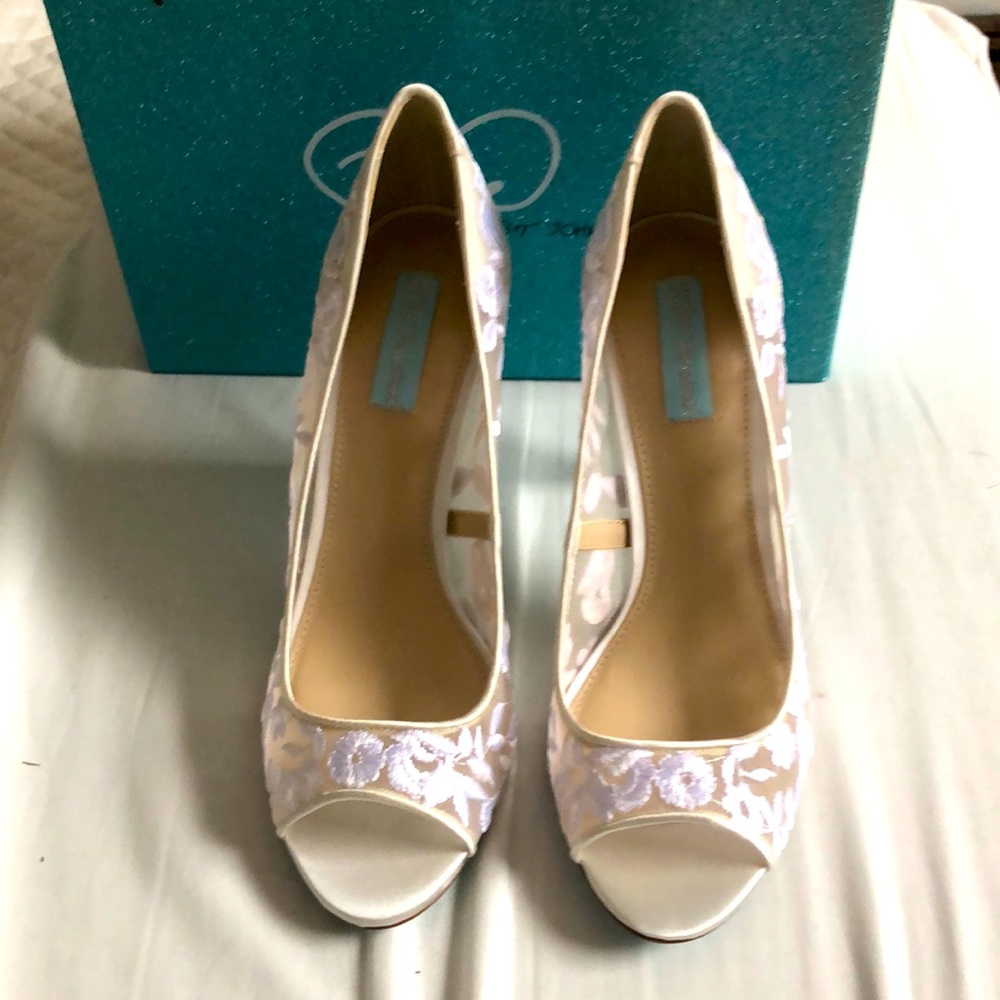 Betsey Johnson bridal shoes